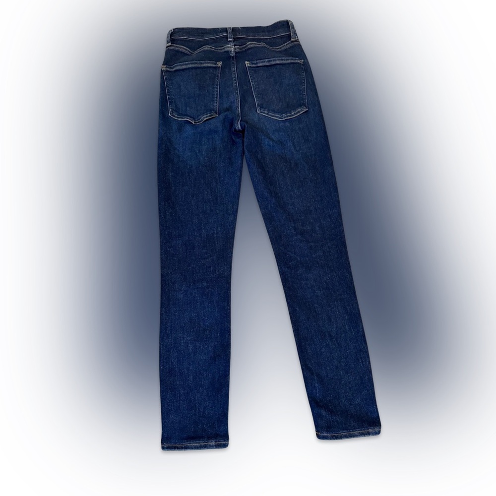 Agolde Women's Skinny Jeans - Dark Blue - Picture 3 of 6
